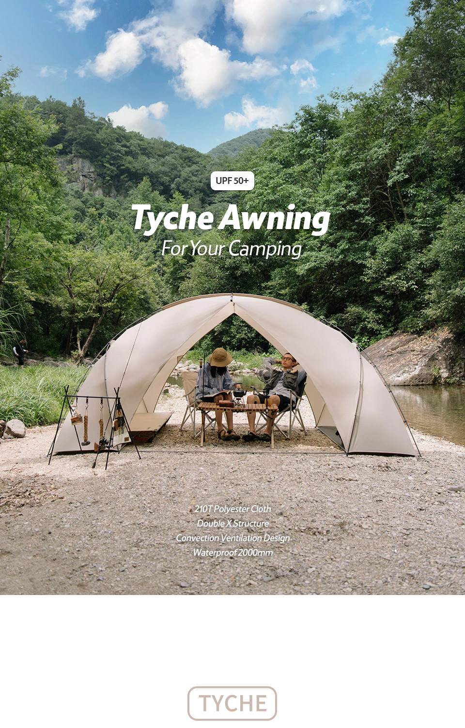 Cheap Goat Tents  Sun Shelter Awning Outdoor Camping Beach Tyche Gnie 2.0 Sky Screen NH20ZP116 Tents 